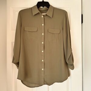Loft Button Up Blouse